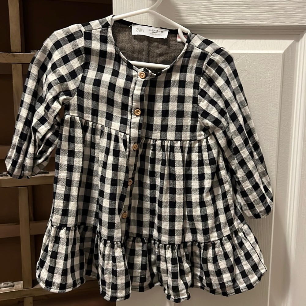 Black and White Dress from Zara 12-18 months little girl